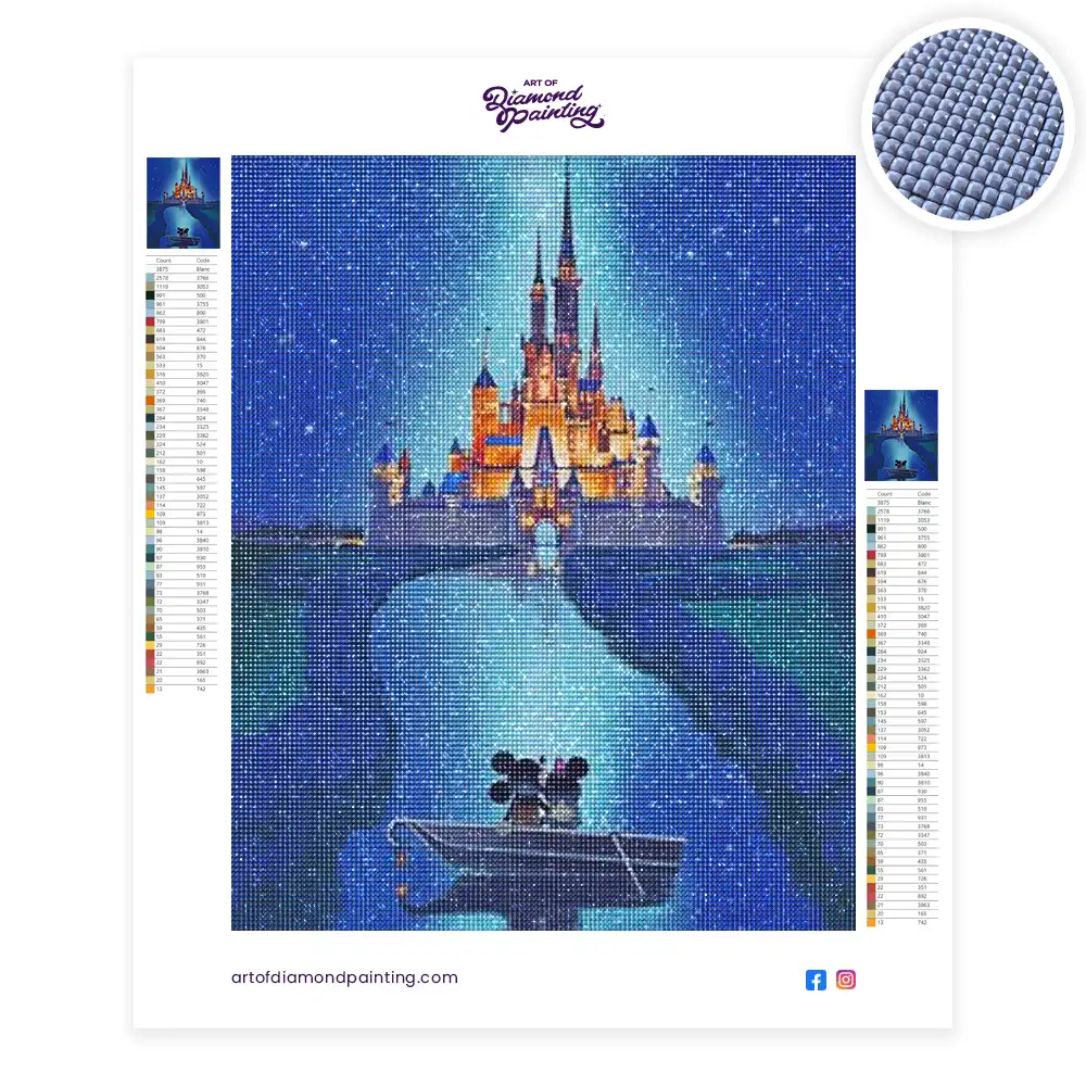 Disney Castle Diamond Painting Painting Diamond Painting Kits