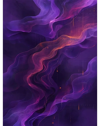 Abstract purple waves