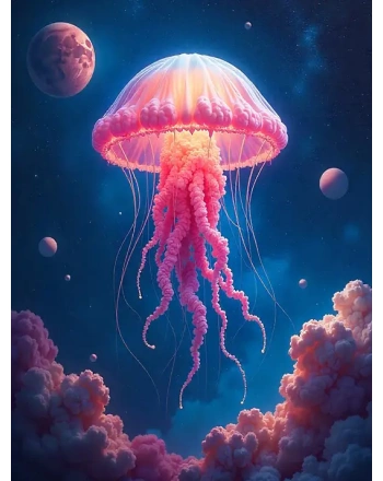 Glowing Jelly Fish