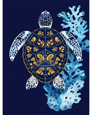 Navy Blue Turtle
