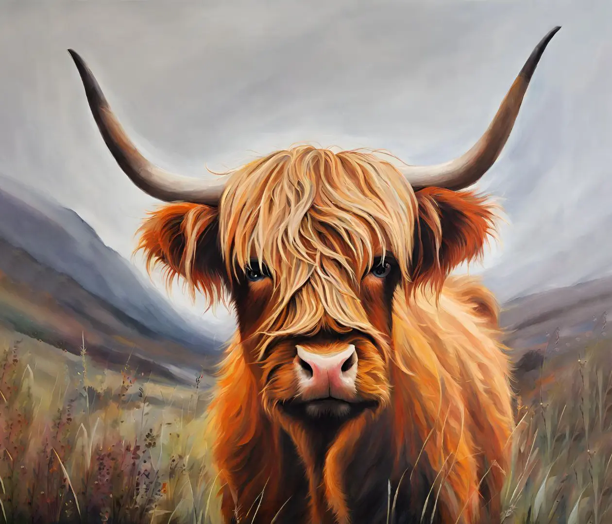 Highland Cow Diamond Painting