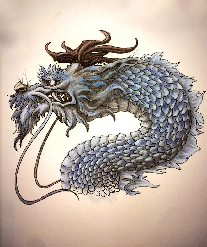 Painting chinese dragon diamond painting