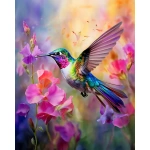 Humming bird painting