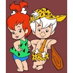 The flintstones pebbles and bam bam