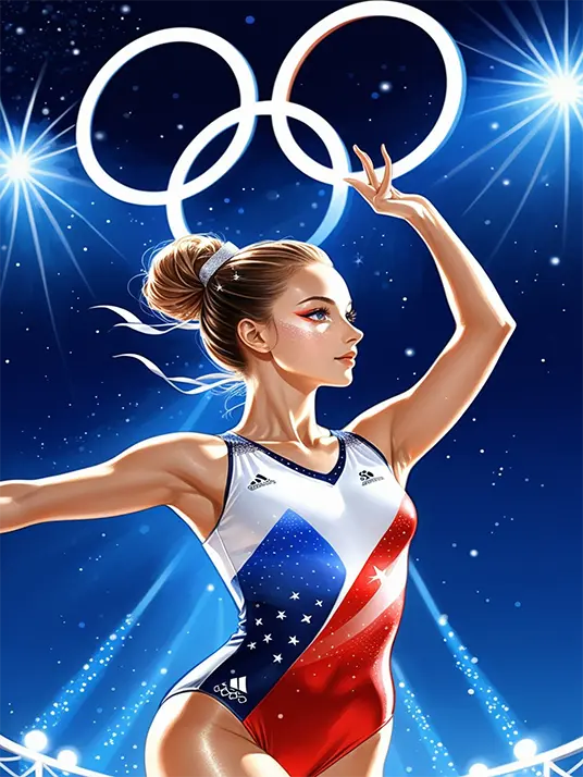 Gymnastics Painting Painting | Diamond Painting Kits