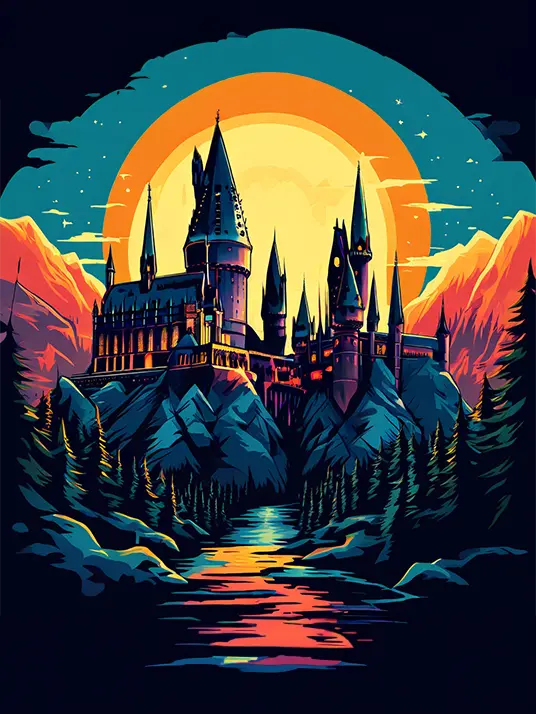 Hogwarts Castle Painting | Diamond Painting Kits