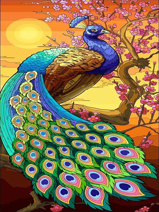 Peacock elegance