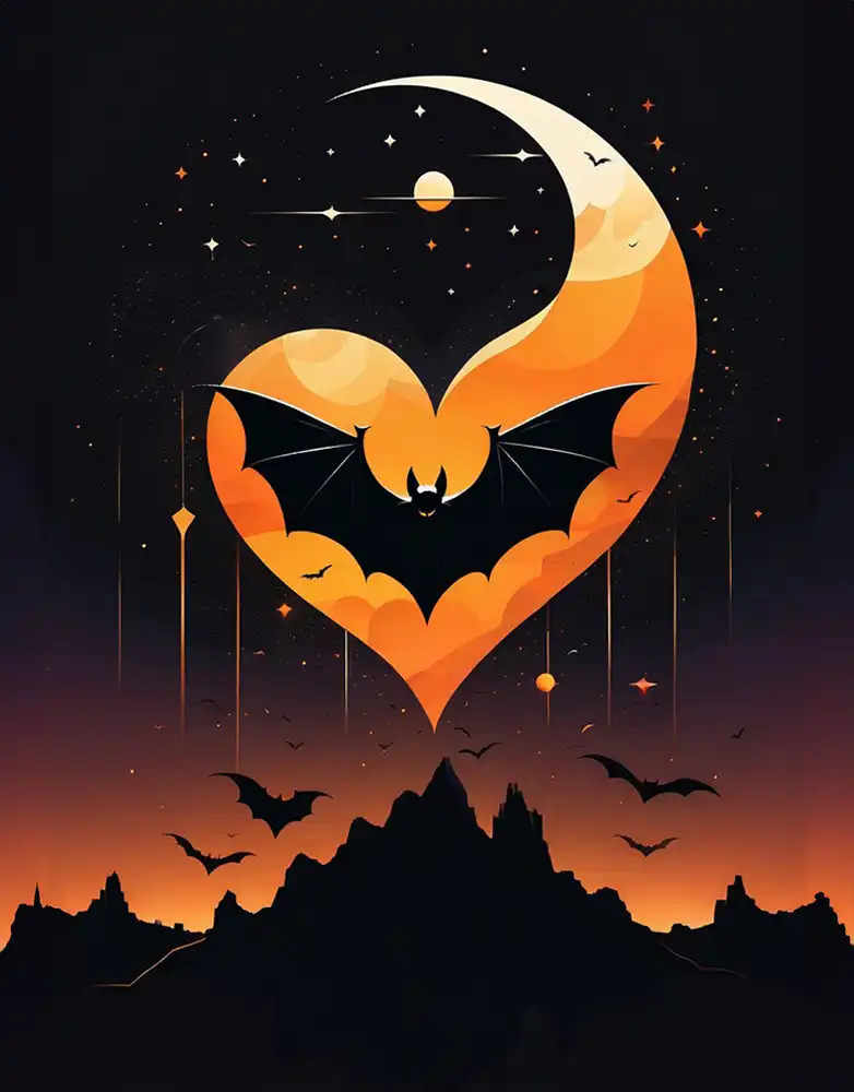 Adorably Magical Bat Painting | Diamond Painting Kits
