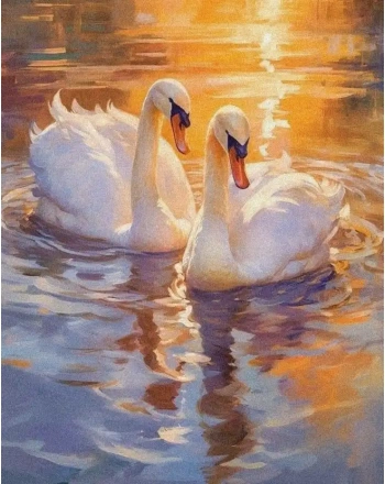 Swan Lake Painting