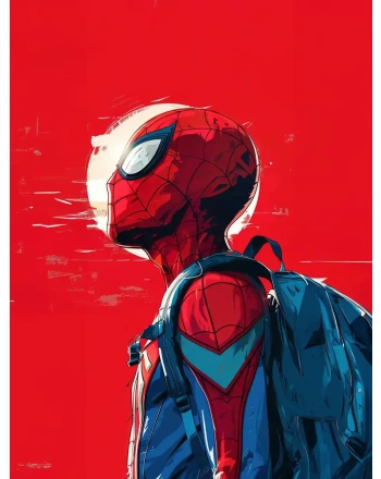 Spider-man painting