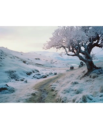 Stunning fantasy videogame landscape