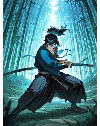 Warrior boy painting