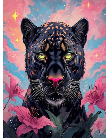 Vibrant black panther