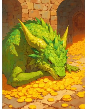 Painting of a dragon