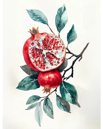 Pomegranate painting