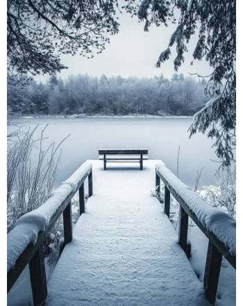 Solitary Reflections on Snow