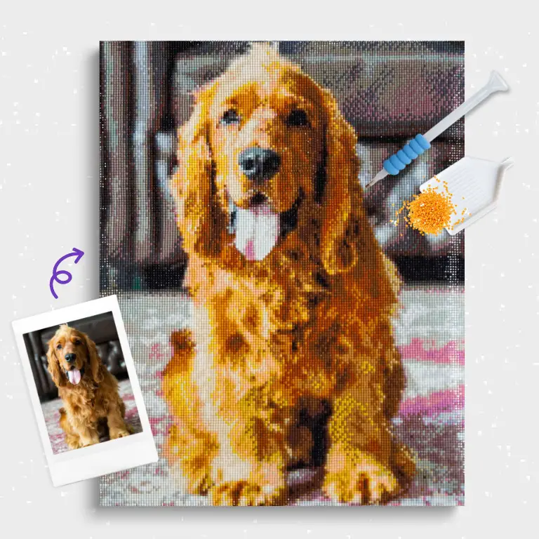 Diamond Painting With Your Pets Photo