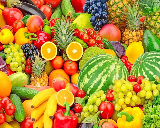 Fruits And Vegetables Diamond Painting Painting | Diamond Painting Kits