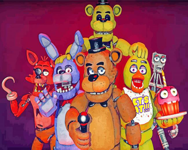 Five nights at freddys diamond painting