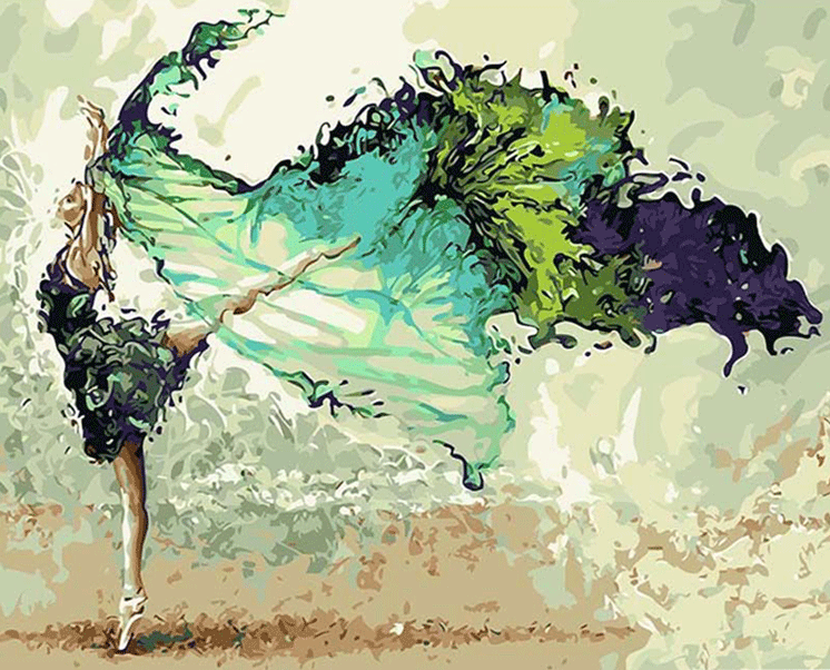 Dancing Ballerina diamond painting