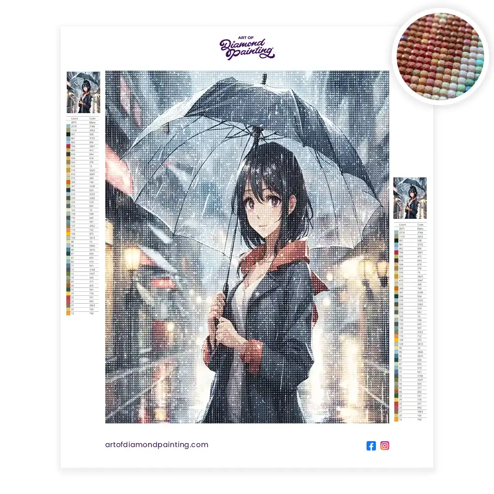 2 Beautiful woman with an umbrella