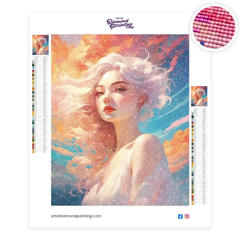 2 Woman with pink hair