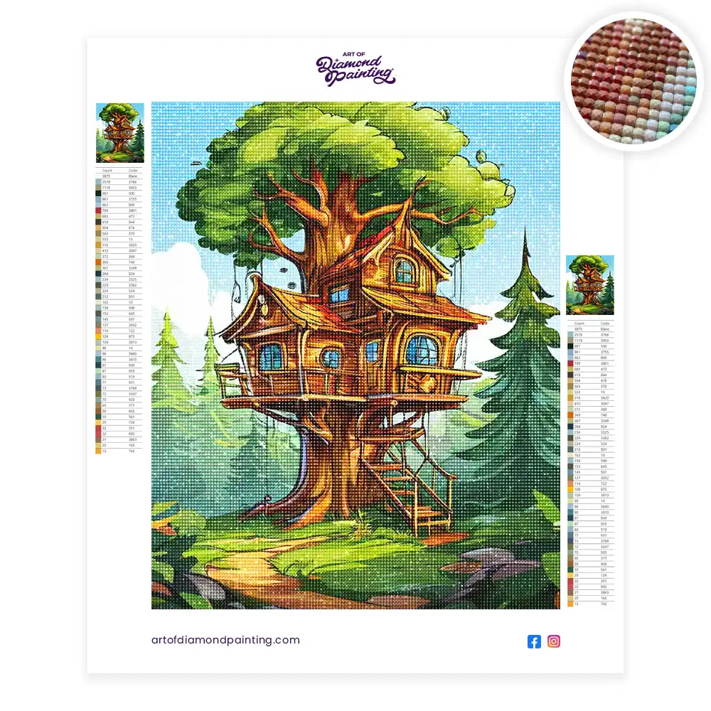 2 Treehouse painting