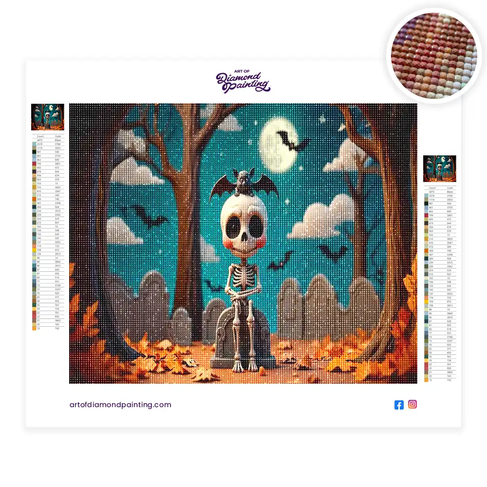 2 Halloween skeleton