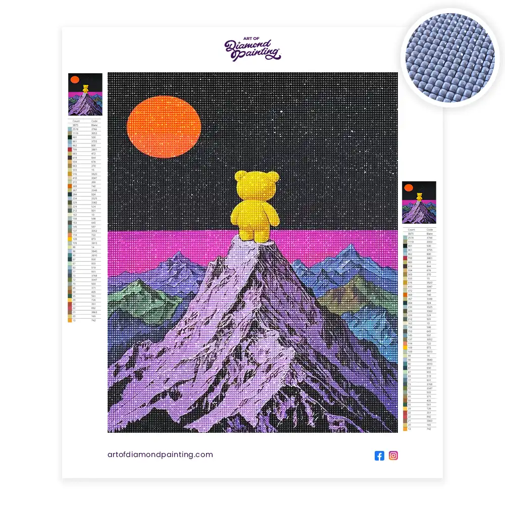 2 Teddy bear on mountain