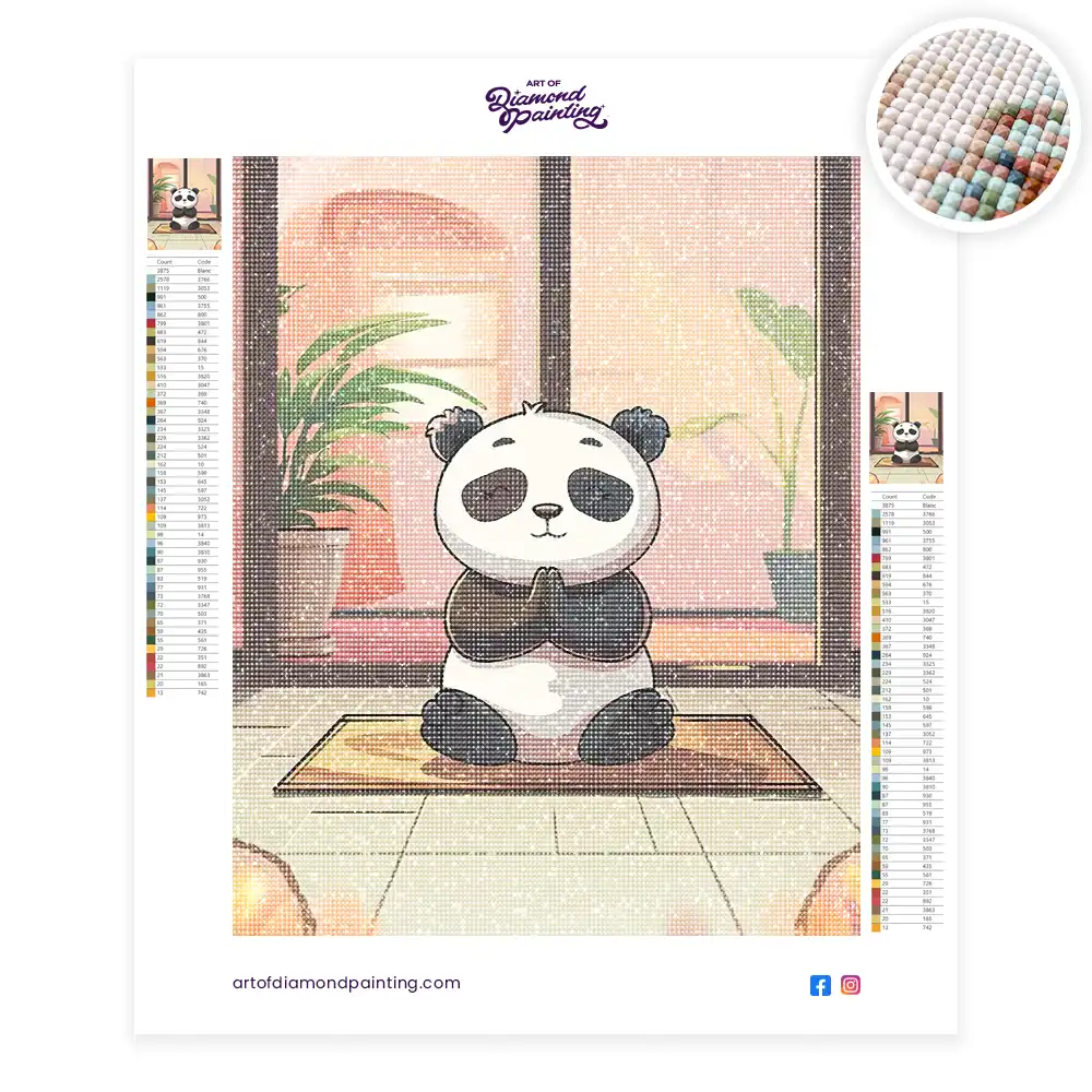 2 Cartoon animal practicing yoga