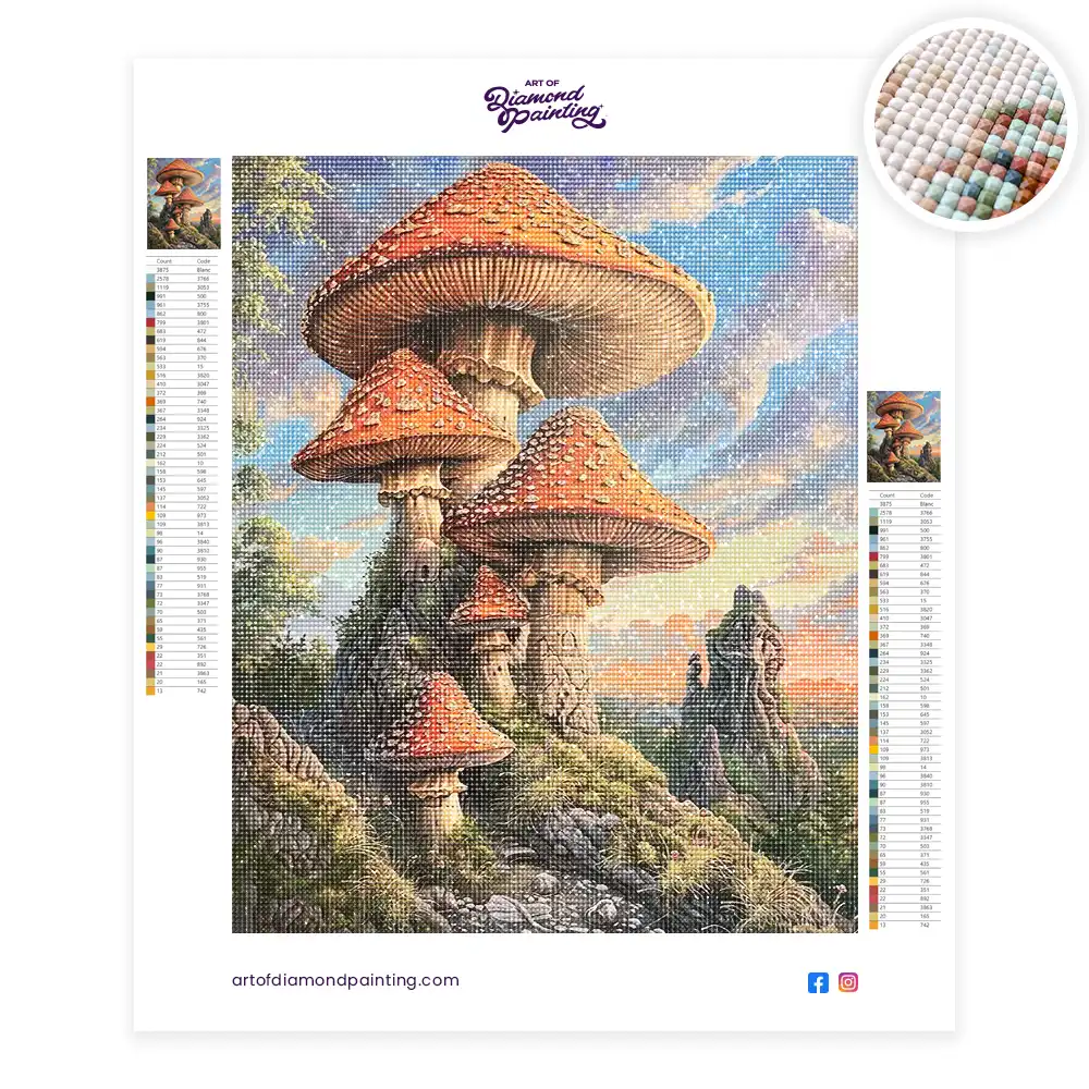 2 Fantasy mushroom landscape