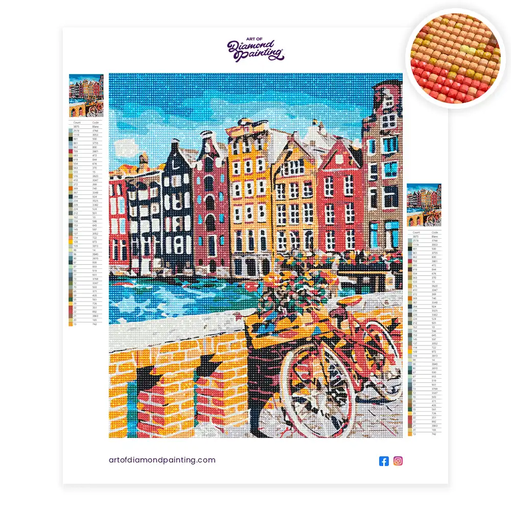 2 Old City diamond painting