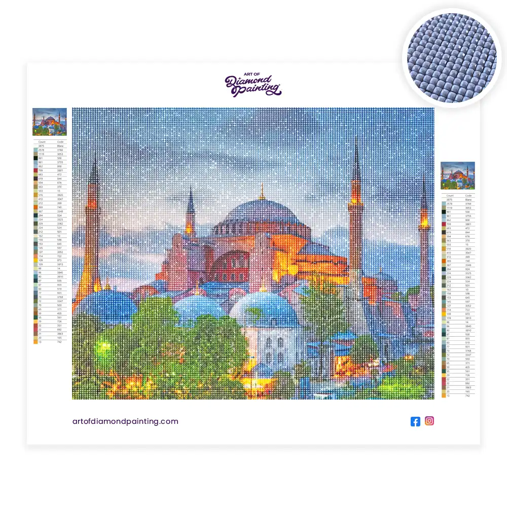 Hagia Sophia Diamond Painting Painting | Diamond Painting Kits