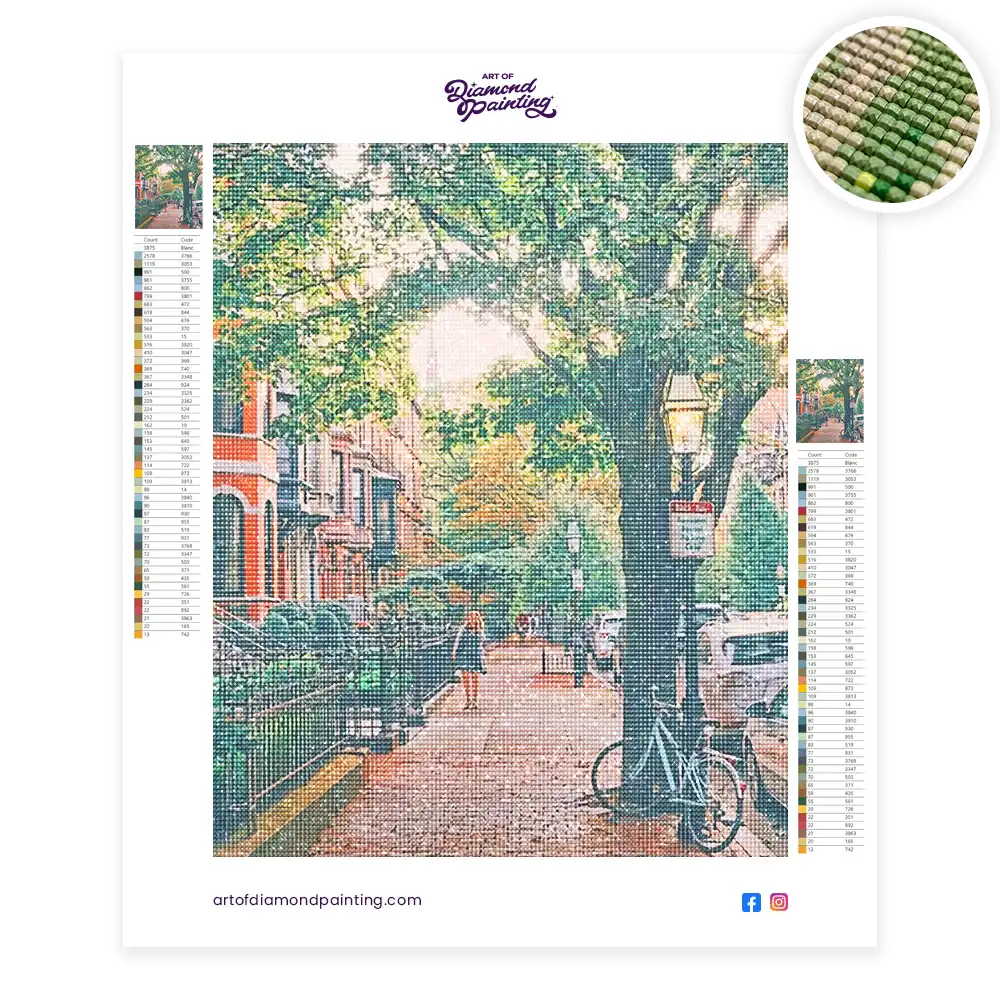 2 Boston streets diamond painting