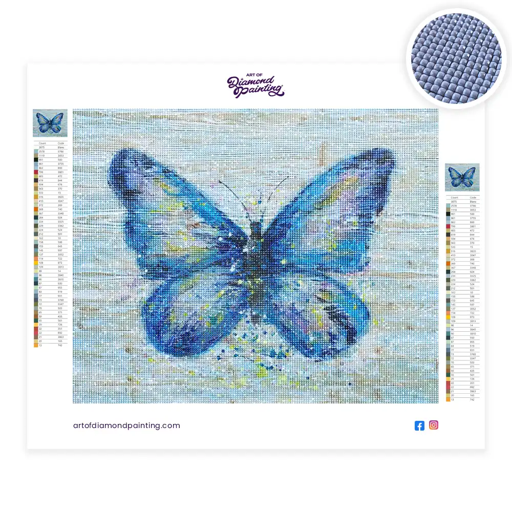 Butterfly paint diamond painting