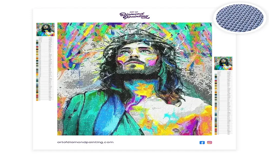 What is a Jesus diamond painting