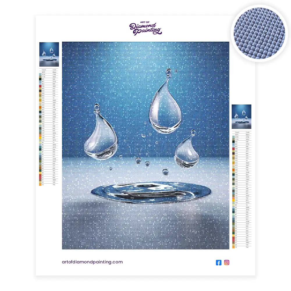2 Water drop painting