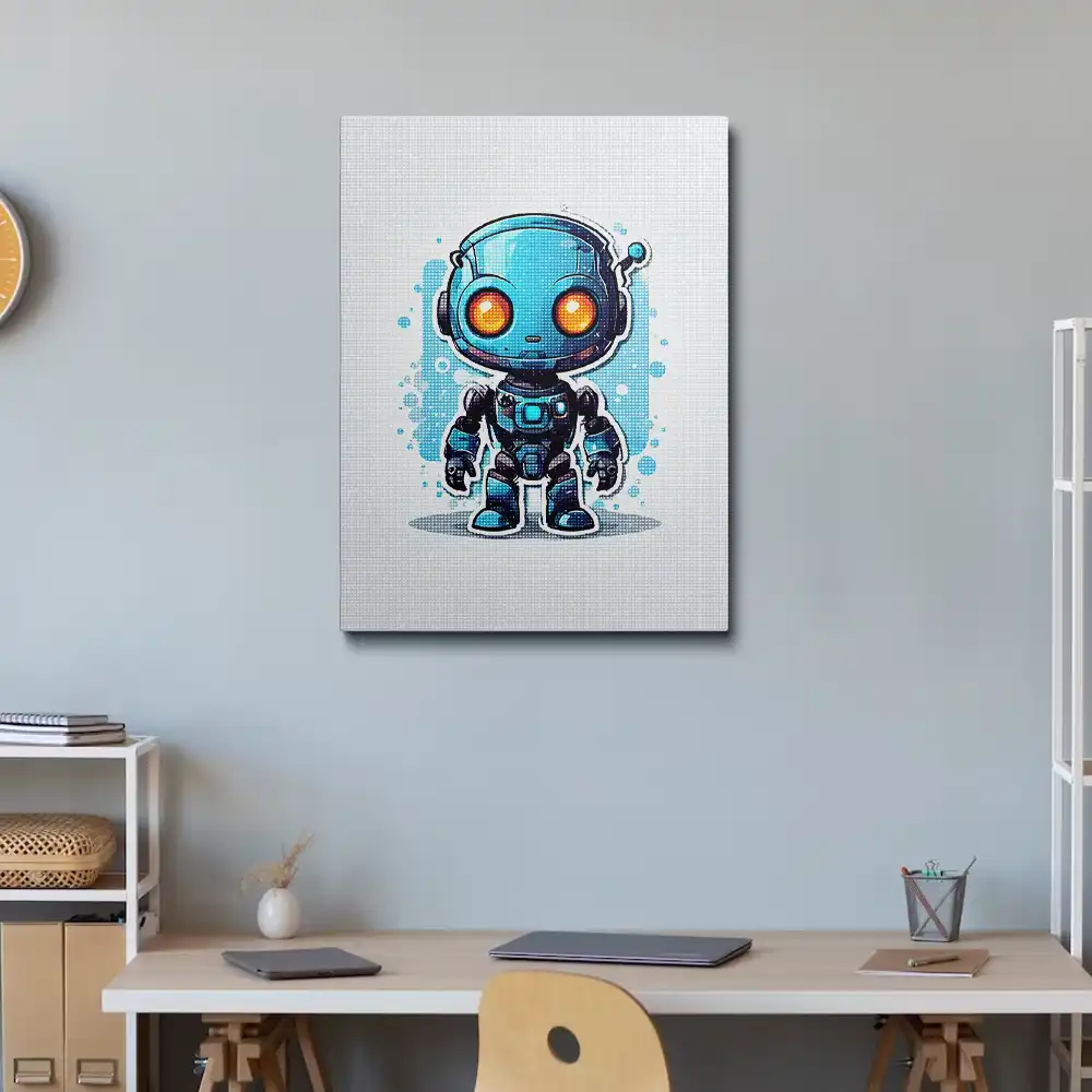 3 Blue robot