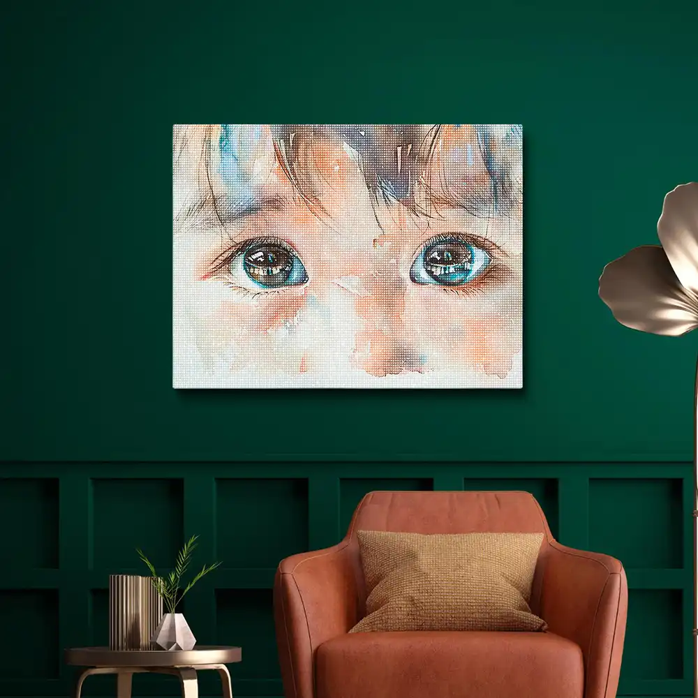 3 Painting of baby eyes