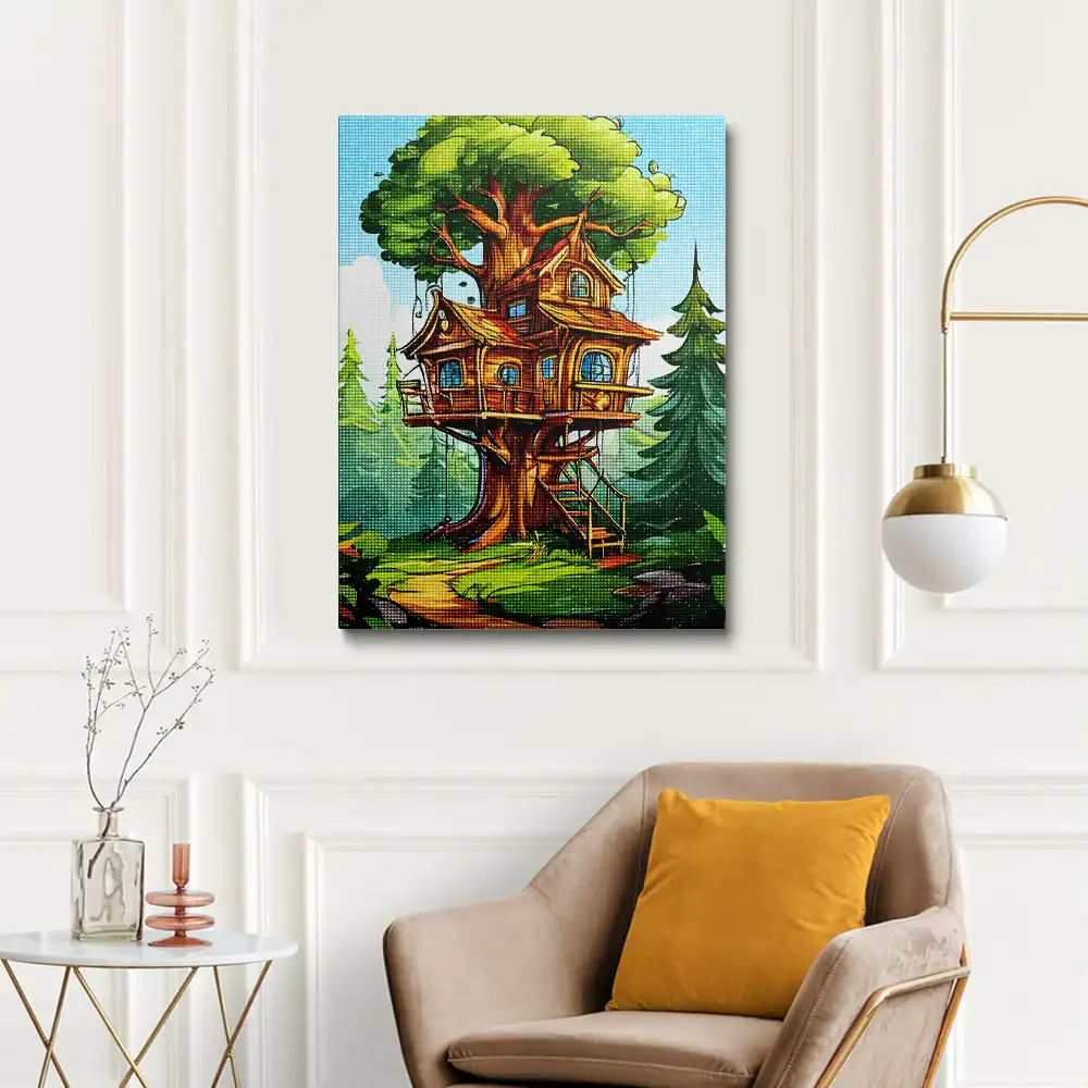 3 Treehouse painting