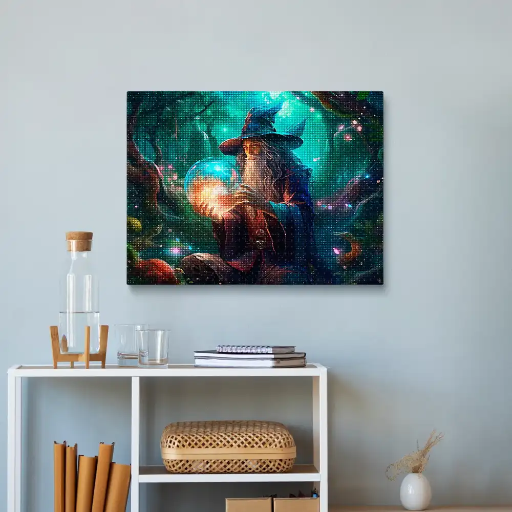 3 Painting of fantasy wizard
