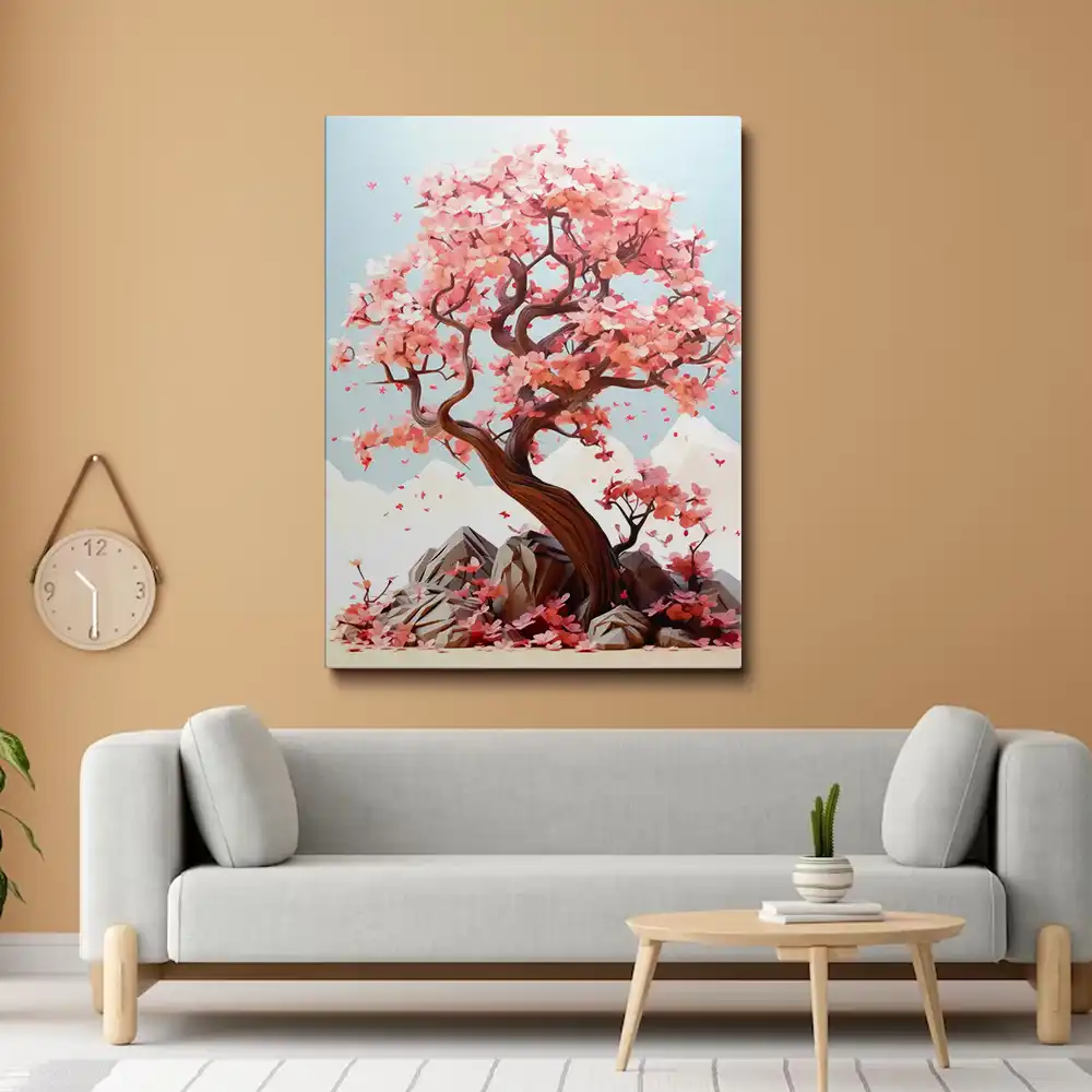 Bonsai tree diamond painting