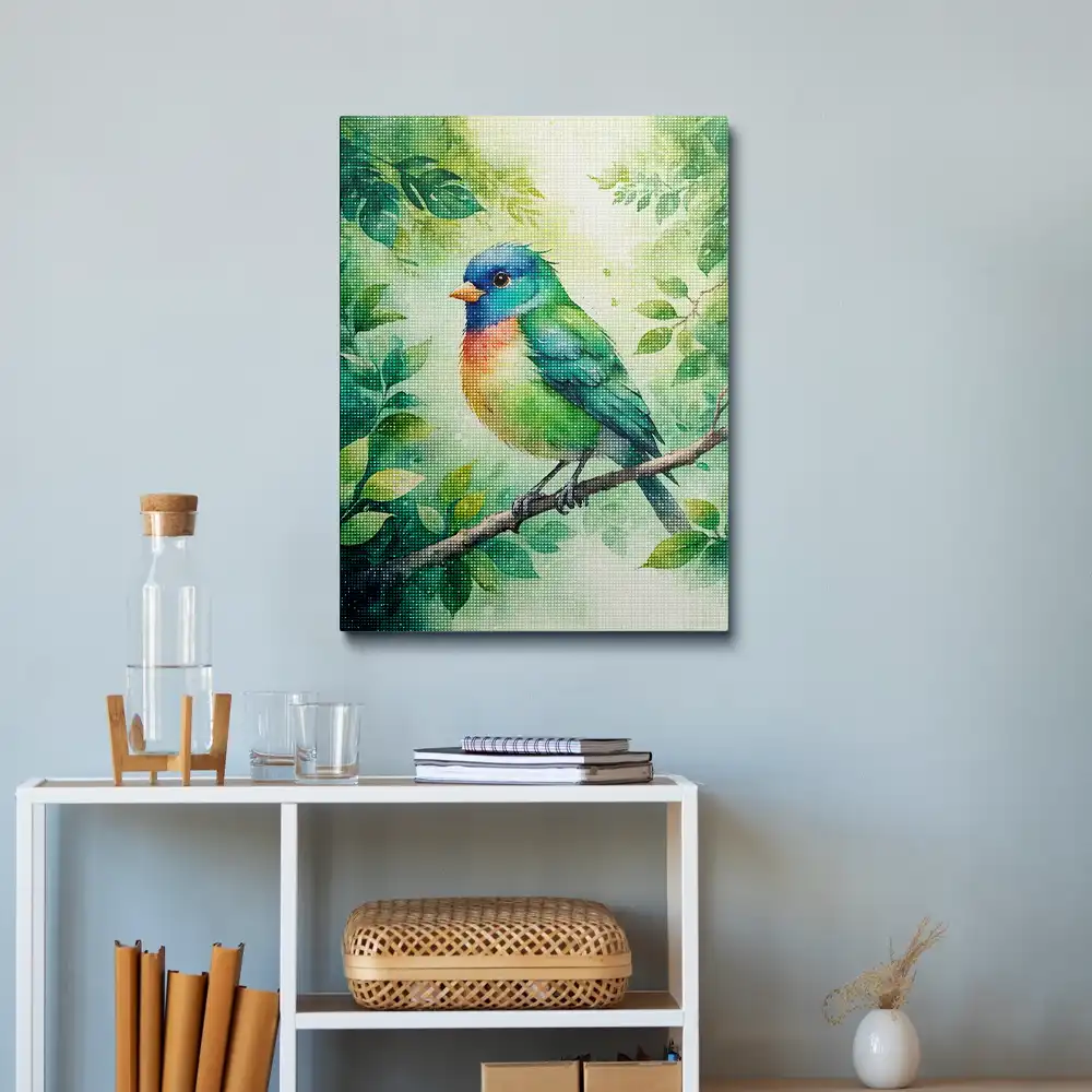 3 Feathers full of color