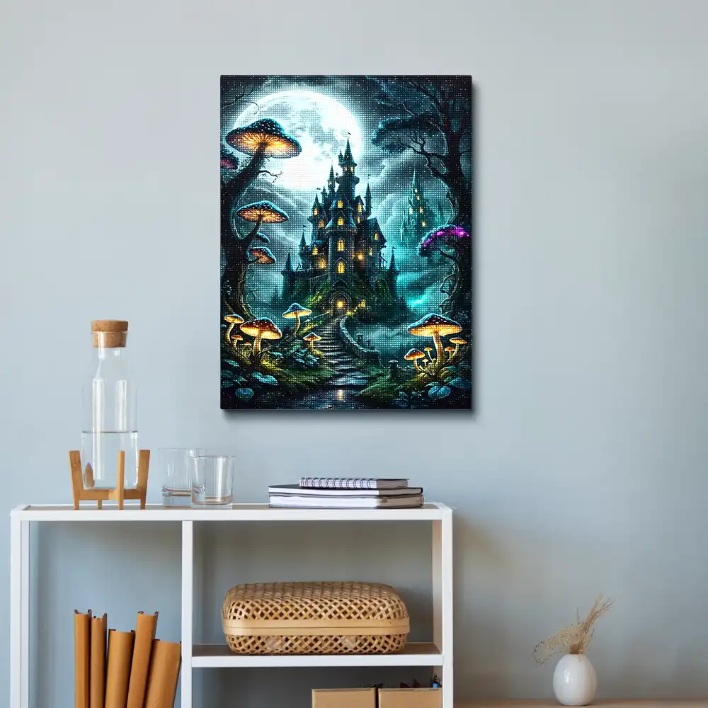 3 Painting of haunted house