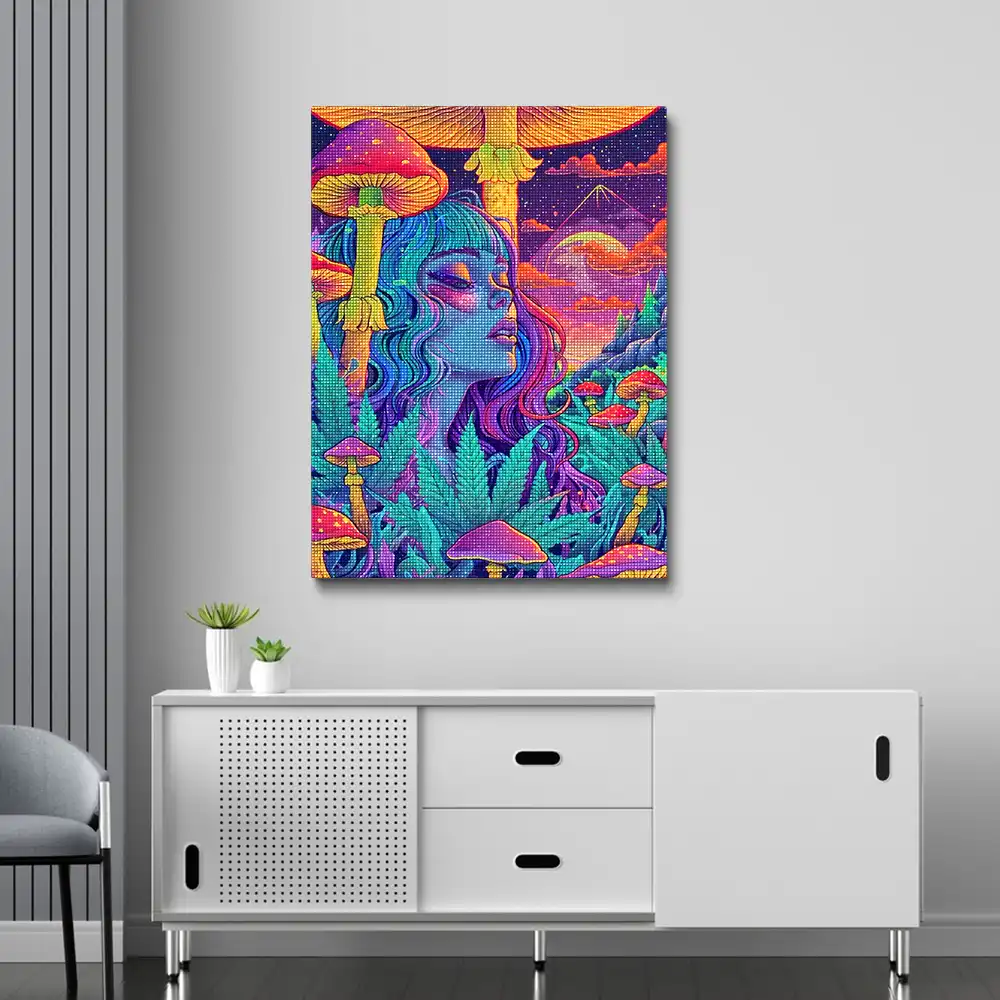 3 Painting of psychedelic girl