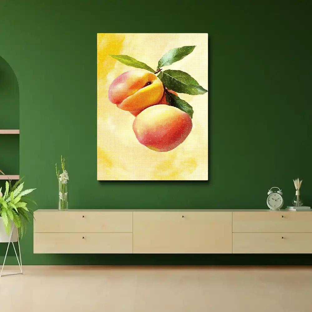 3 Peach painting