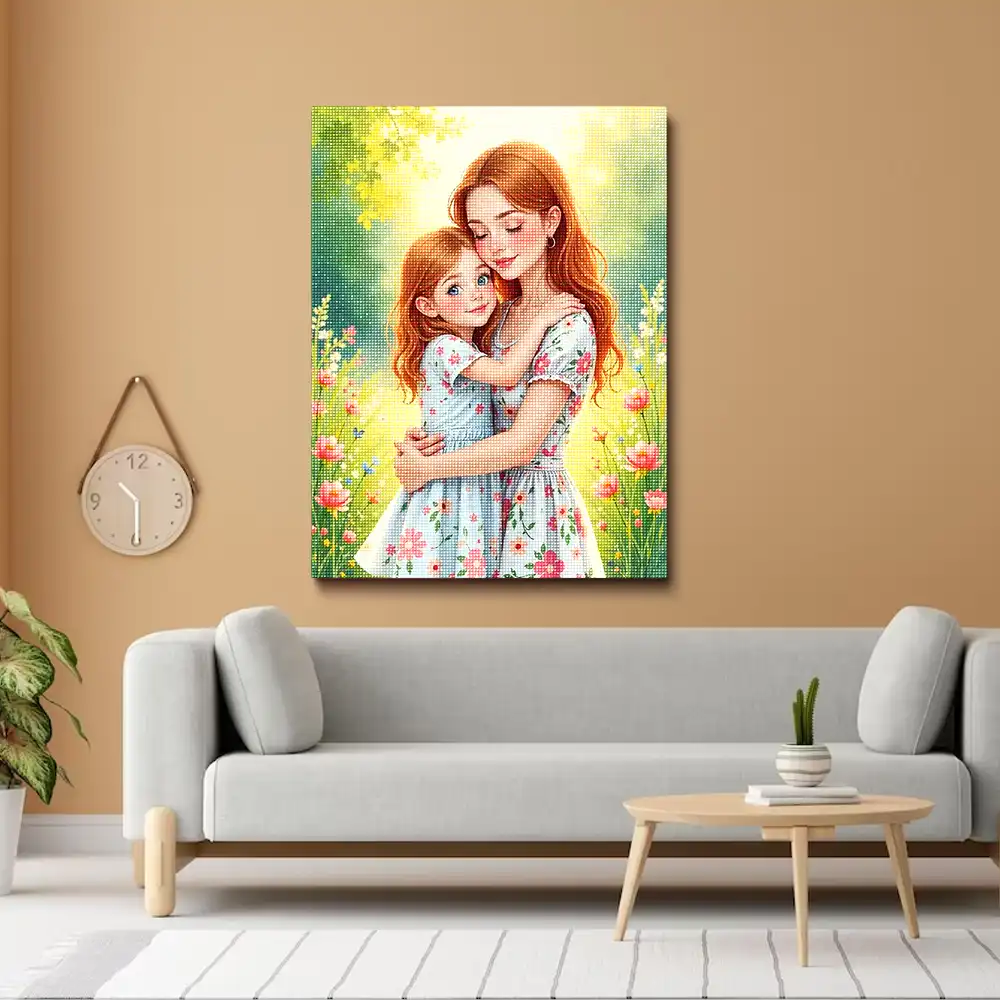 3 Happy mothers day painting