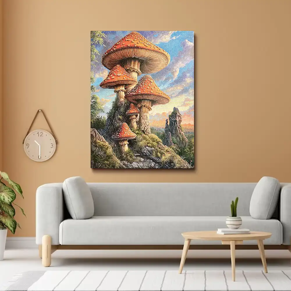 3 Fantasy mushroom landscape