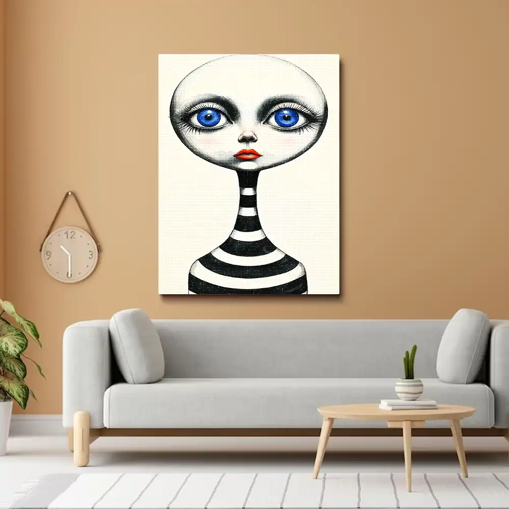 3 Cobalt blue eye figure