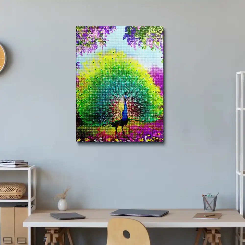 Wealth by Peacock diamond painting